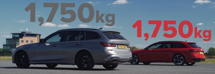 Rychlostní souboj BMW M340 a Audi RS4 přinesl nečekaně vyrovnaný výsledek