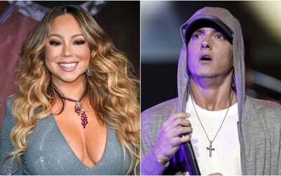 Mariah Carey si připomíná dlouholetý konflikt s Eminemem. Převlékla se za rapera a ptá se, proč je jí posedlý.