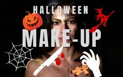 5 TIPOV na dokonalý halloweensky make-up. Potrebovať budeš len základné produkty na líčenie