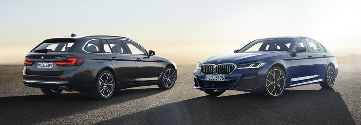 Pětkové BMW má po faceliftu ostřejší tvary, modernější techniku a elektrifikované motory
