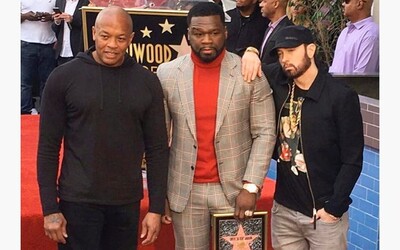50 Cent získal hvězdu na hollywoodském chodníku slávy, pogratuloval mu i Eminem
