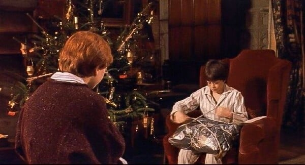 Začnime zľahka otázkou z knihy Kameň mudrcov. Počas svojich prvých Vianoc v Rokforte dostal Harry do daru rodinné dedičstvo, niečo, čo po sebe zanechal jeho otec. Čo to bolo?