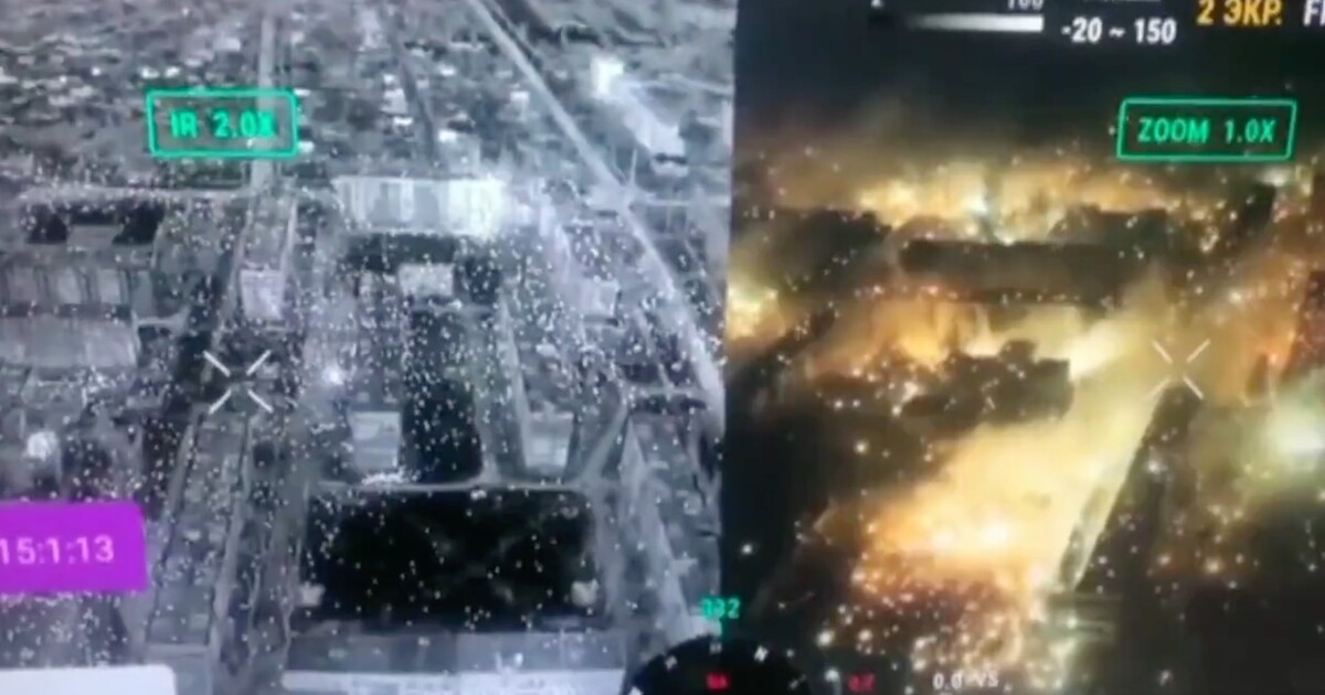 VIDEO: Takhle vypadá peklo na zemi. Rusko podle Ukrajinců v Bachmutu používá fosforovou munici