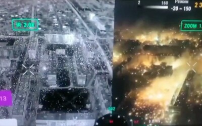 VIDEO: Takhle vypadá peklo na zemi. Rusko podle Ukrajinců používá v Bachmutu fosforovou munici.