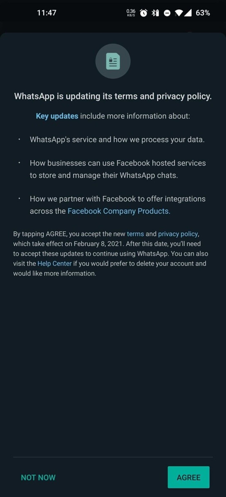 Takéto oznámenie čaká všetkých používateľov WhatsAppu