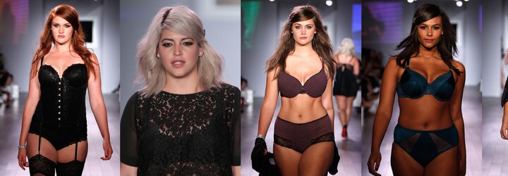 Plnoštíhlé modelky v čele s Ashley Graham ovládly týden módy v New Yorku. Světu ukázaly speciální kolekci spodního prádla