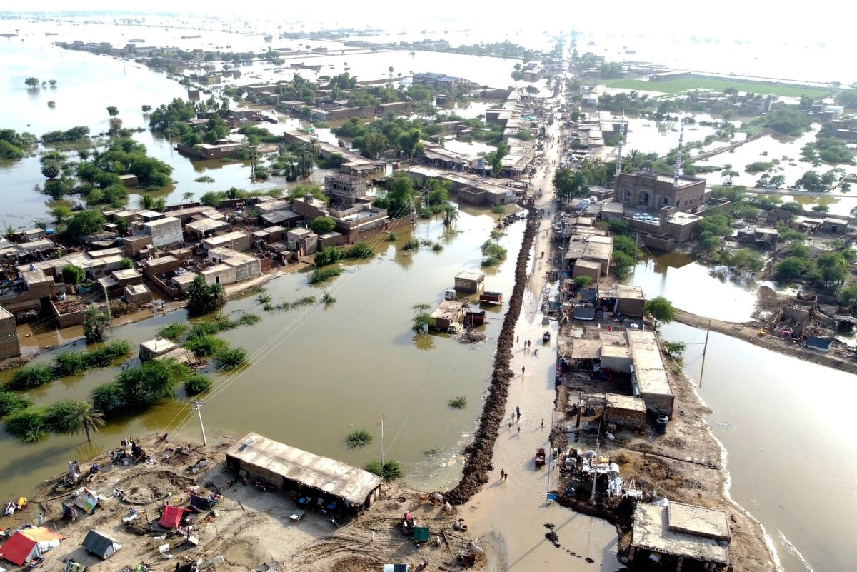Záplavy v Pakistane.