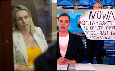 Ruská novinářka, která přerušila vysílání televize, uprchla z domácího vězení.