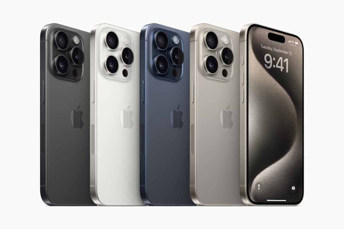 iPhone 15 Pro a jeho farebné varianty.