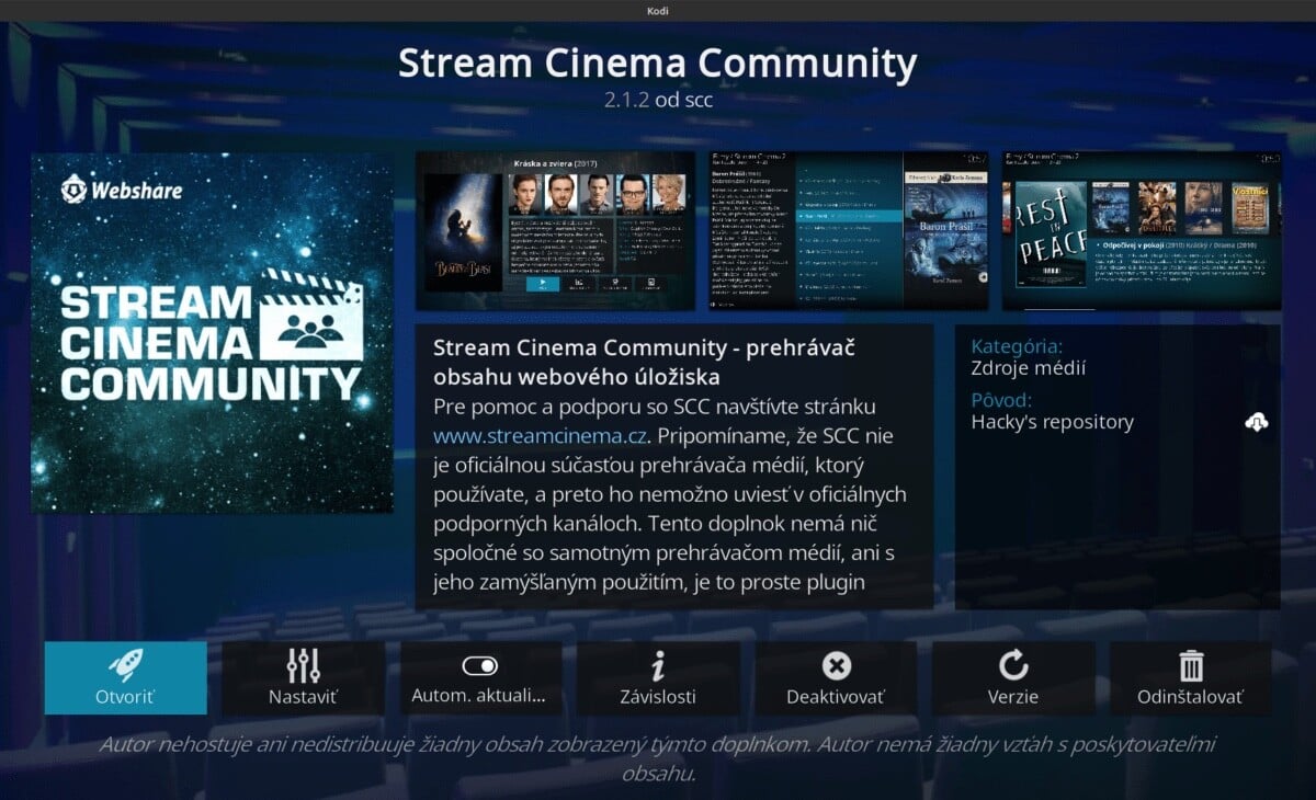 Stream Cinema Communitykodi