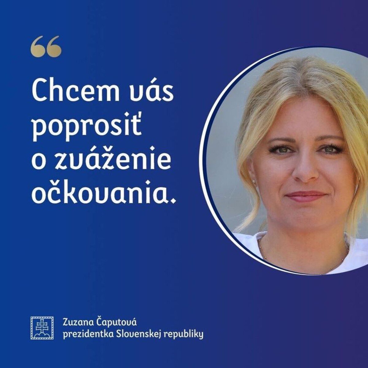 očkovanie, zuzana čaputová