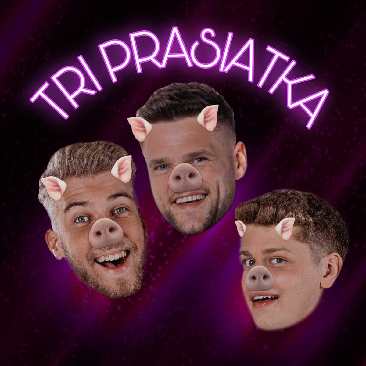 Logo šou Tri prasiatka rádia Europa 2.