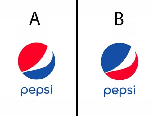 Začneme něčím jednodušším. Které logo Pepsi je správně?