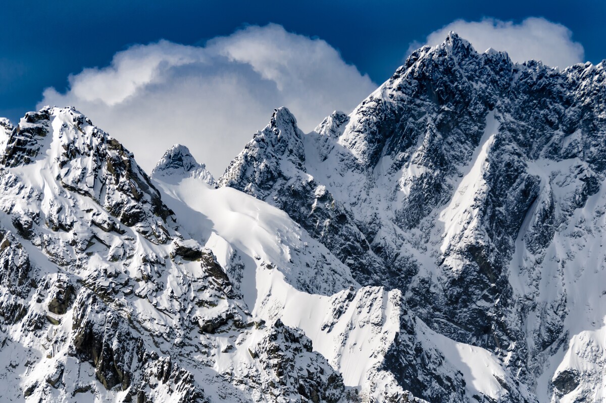 tatry, sneh