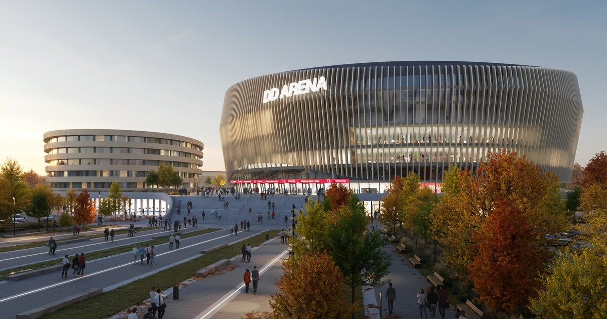 Začala stavba největší hokejové arény světa. Vyroste u nás