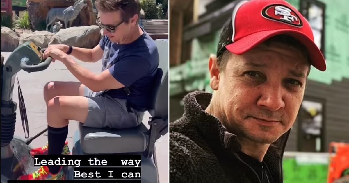 VIDEO: Jeremy Renner si s rodinou v zábavním parku užíval jízdu na skútru. Po vážné nehodě se znovu baví na veřejnosti