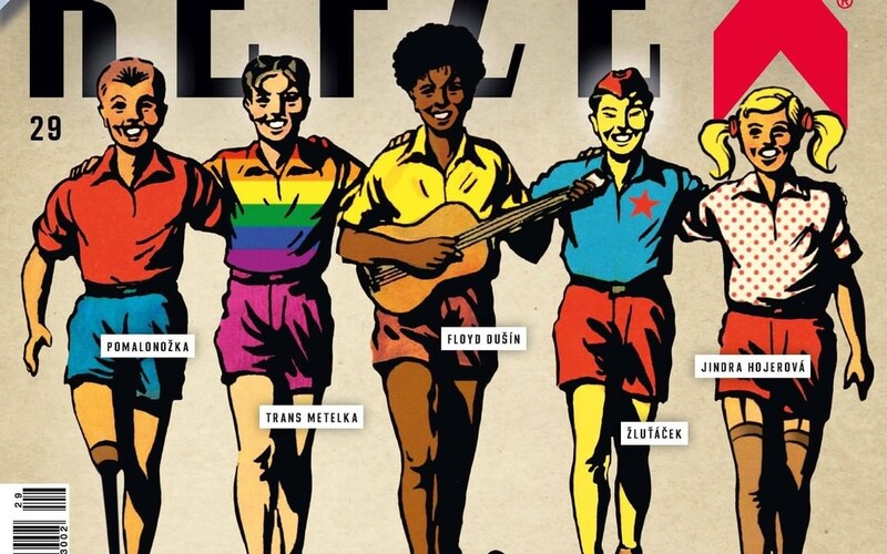 Trans Metelka, Žluťáček nebo Jindra Hojerová. Reflex se snaží znovu šokovat kontroverzní obálkou.
