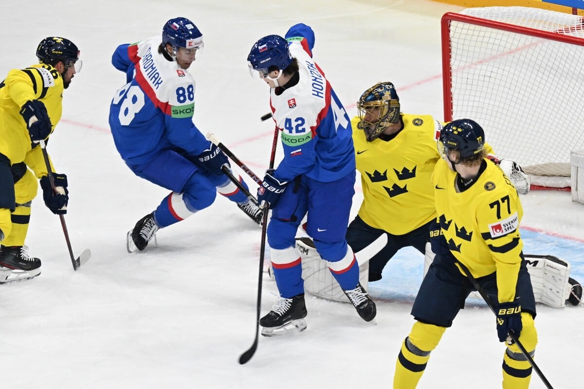 hokej ms 2025 slovensko švédsko