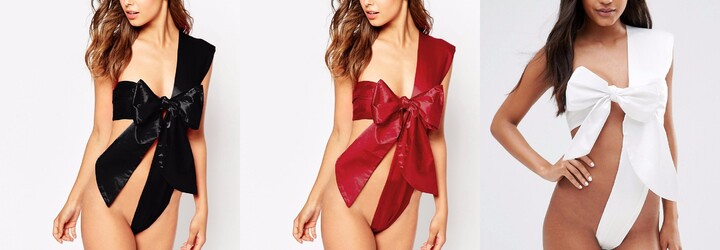 ASOS prodává velkou mašli na tělo jako spodní prádlo. Dokážeš si představit, že by tě v ní překvapila přítelkyně?