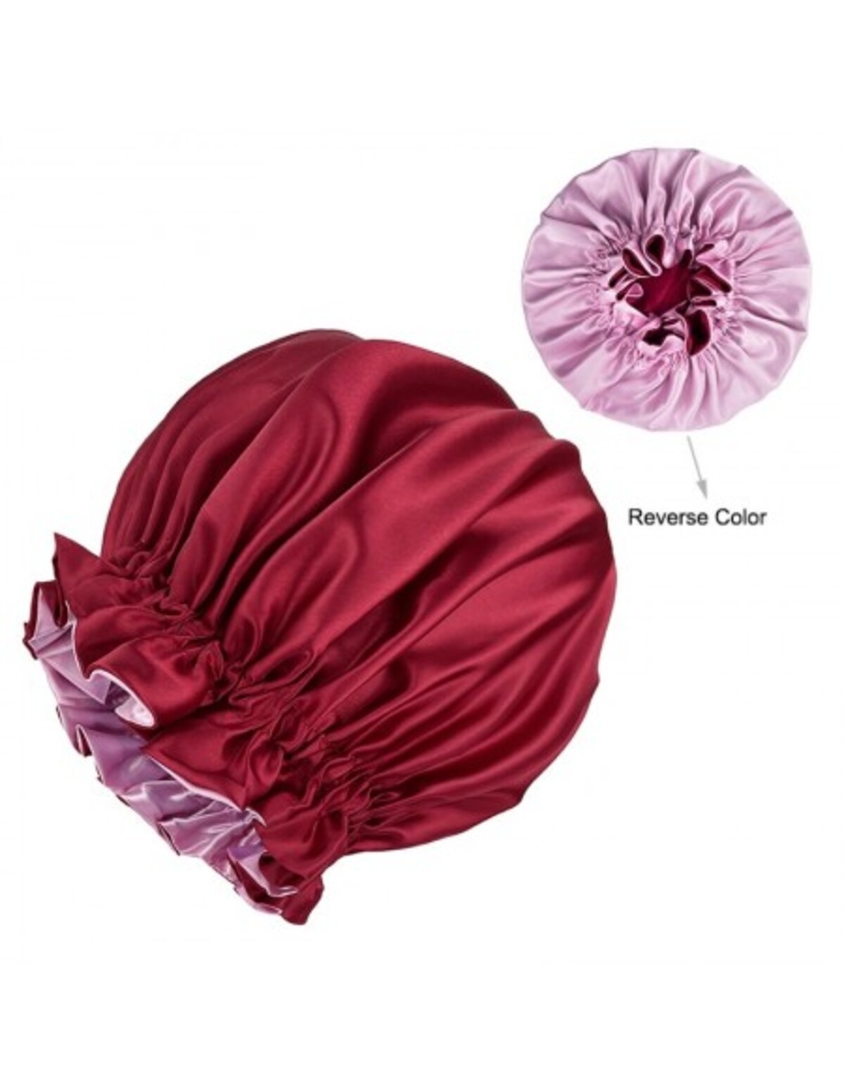 Satin Hair Bonnetabs je obojstranná saténová čiapka na kučeravé vlasy s gumičkou. Ideálna na spánok, cez noc neprídeš ani o tvar, ani o objem. Cena: okolo 10 €