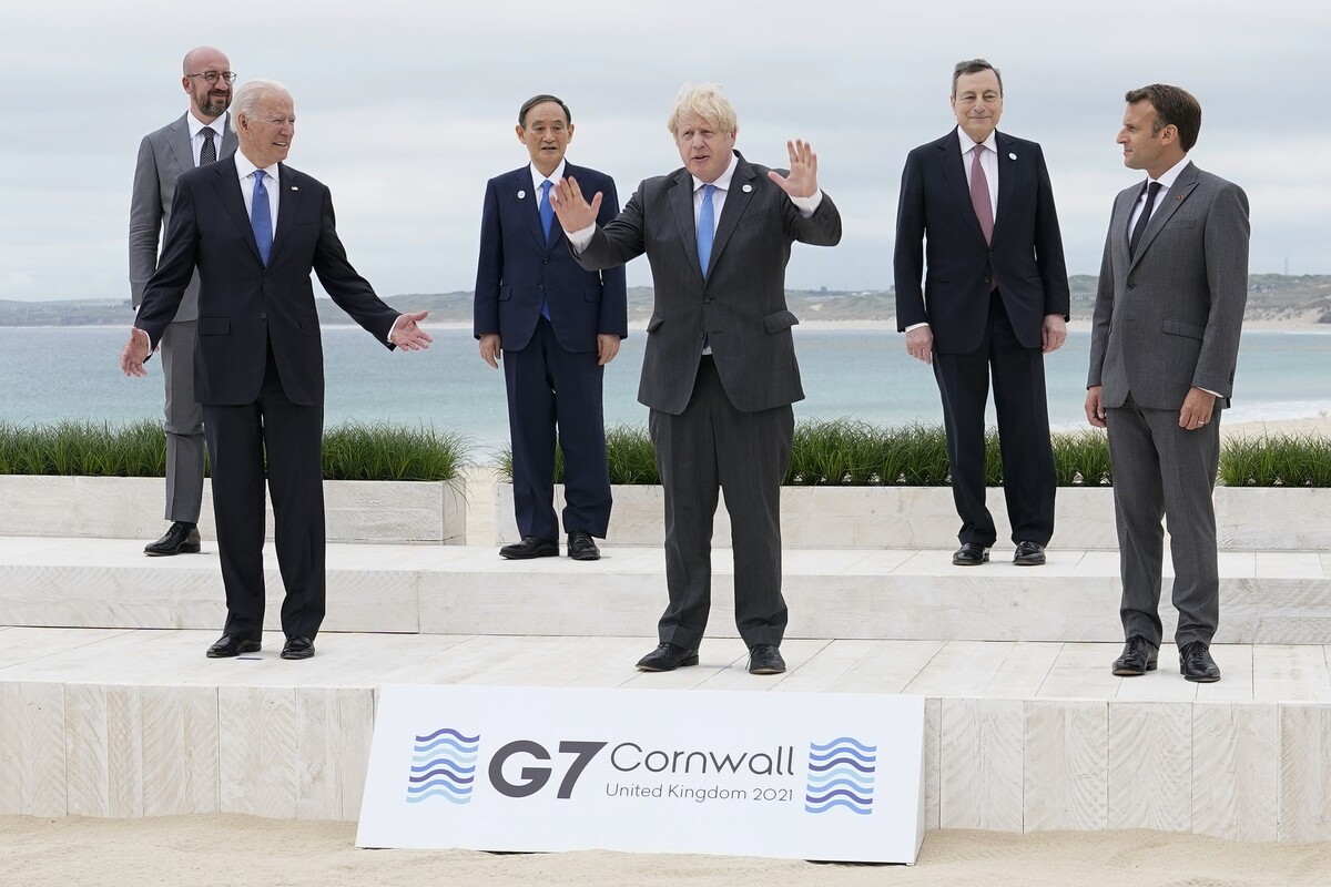 Vládni predstavitelia krajín G7.