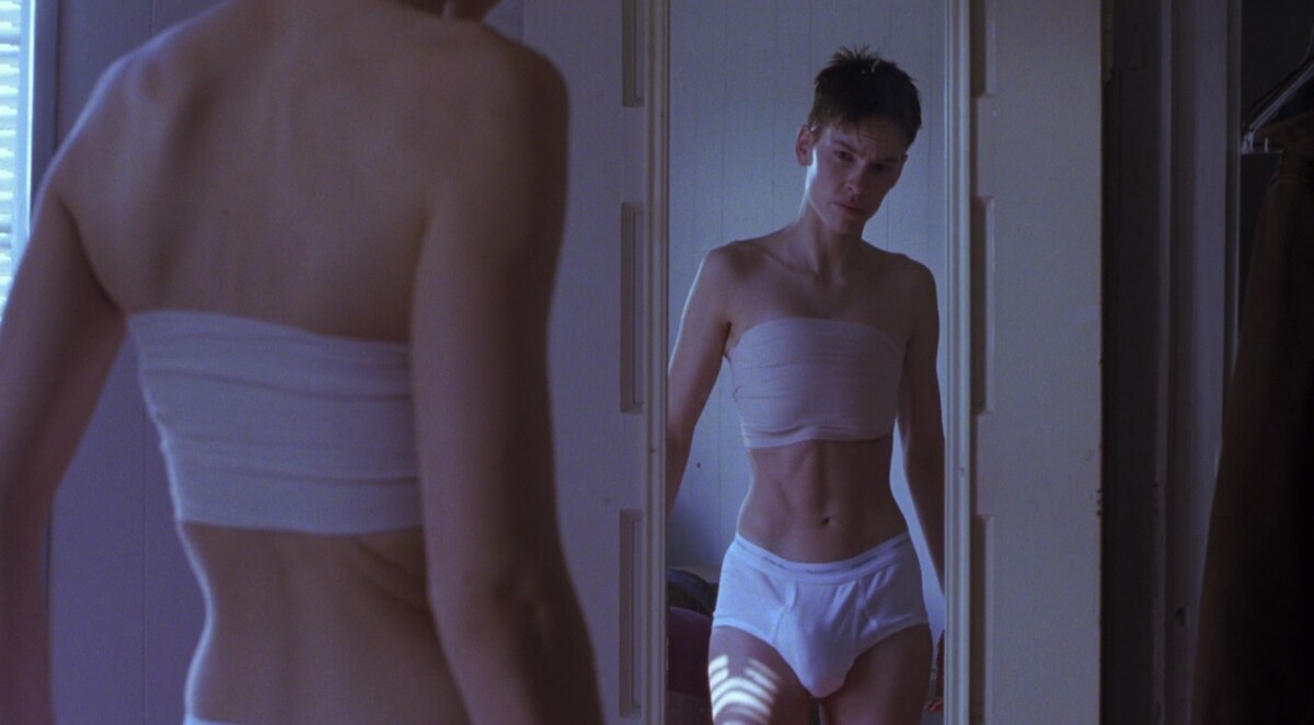 Hilary Swank vo filme Boys Don’t Cry (1999).