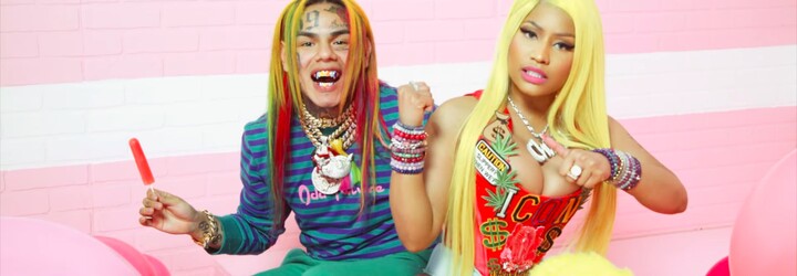 6ix9ine našel svoji královnu. Je jí Nicki Minaj, která s ním líže zmrzlinu v novém klipu