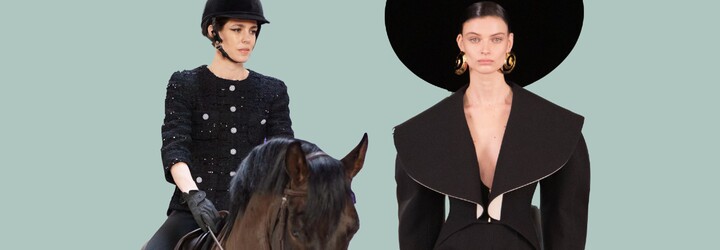 Haute couture prehliadky priniesli originálne návrhy, ale aj koňa priamo na móle. Víťazmi sú módne domy Chanel a Schiaparelli