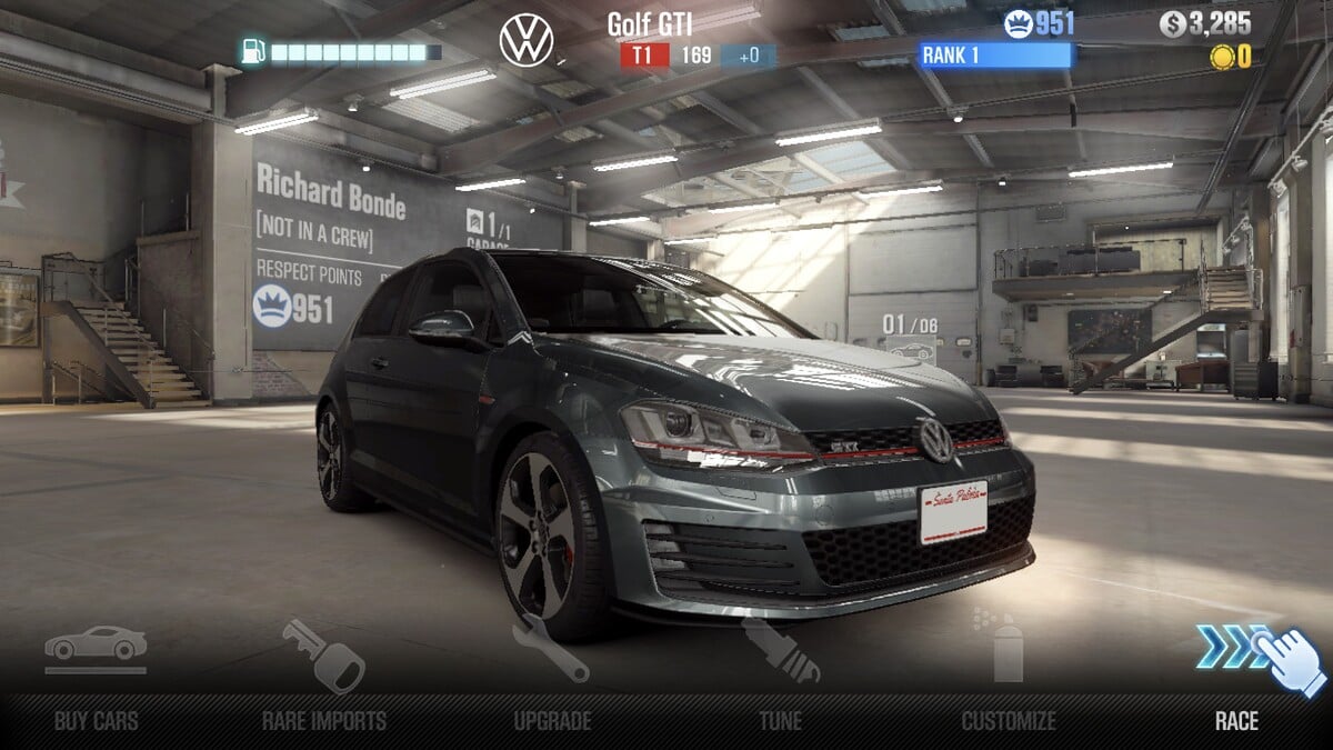 hry, auto, vw, golf, screenshot