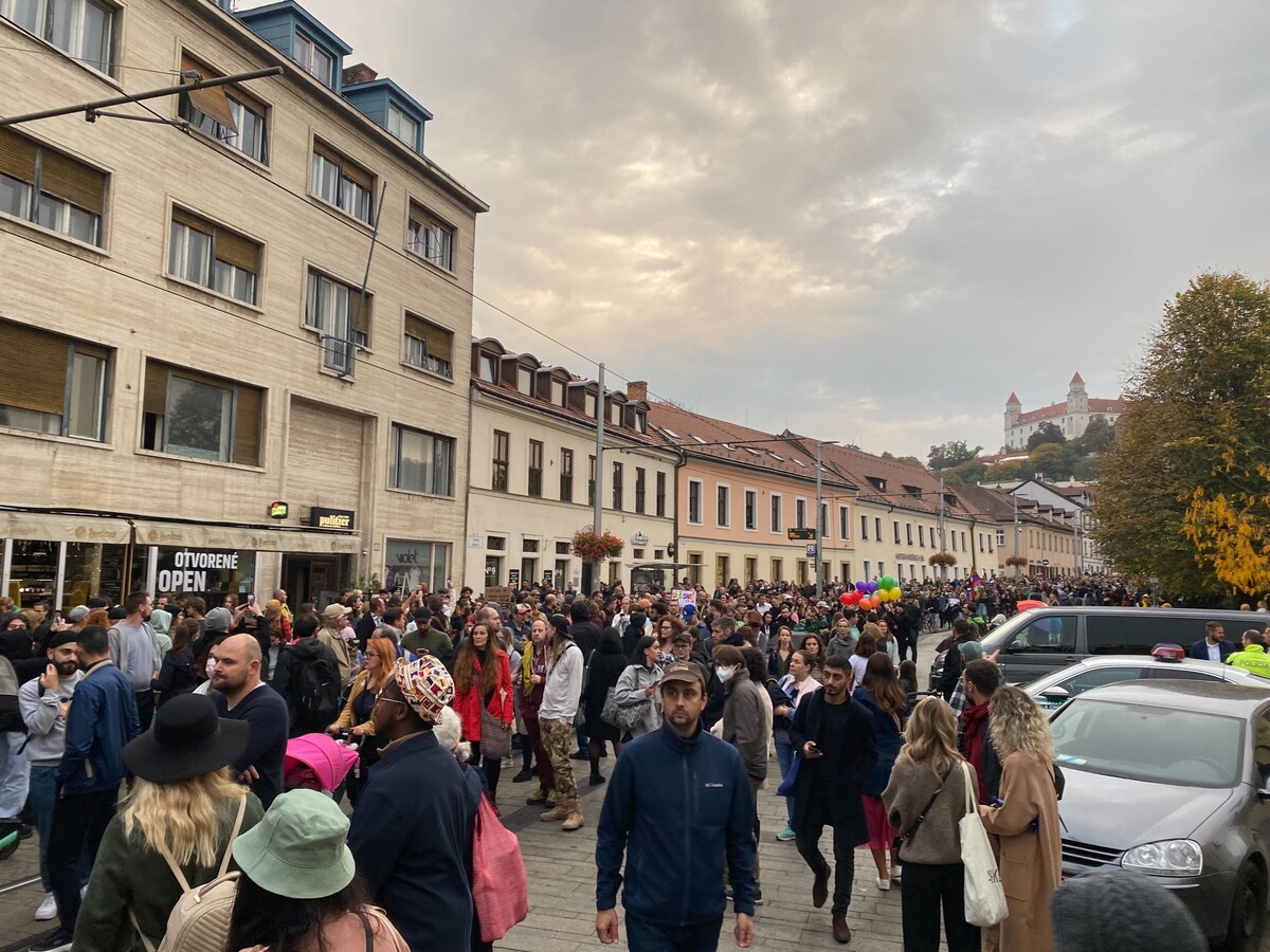 Pochod v Bratislave