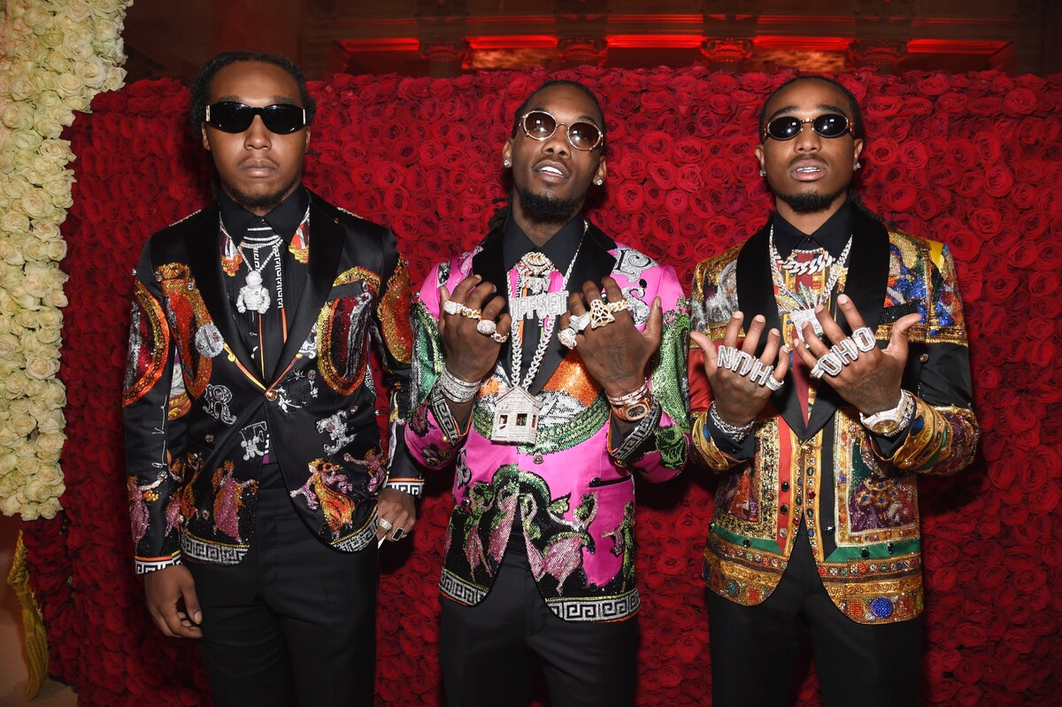 Rapové trio Migos – zľava Takeoff, Offset a Quavo.