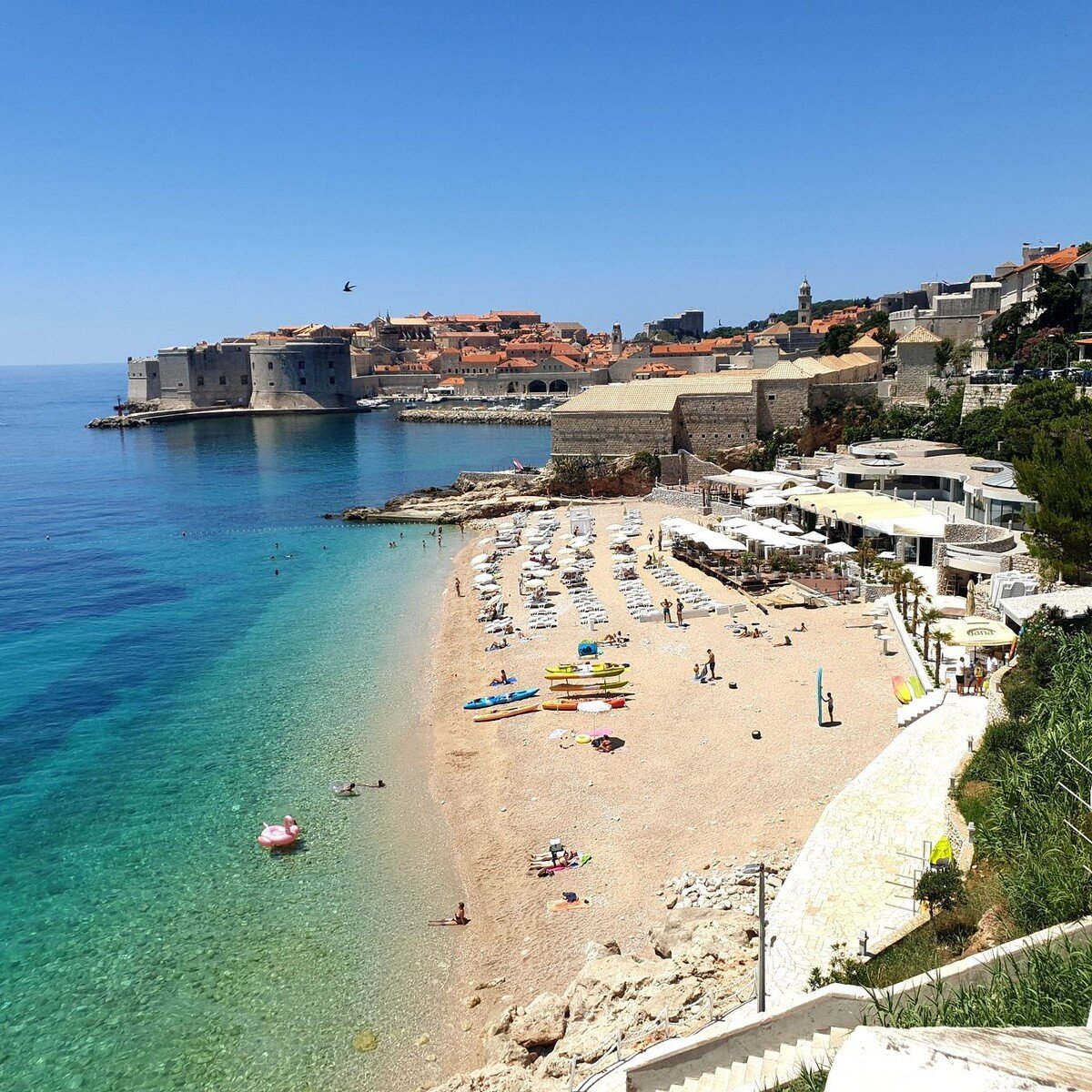 Dubrovník Chorvátsko pláž