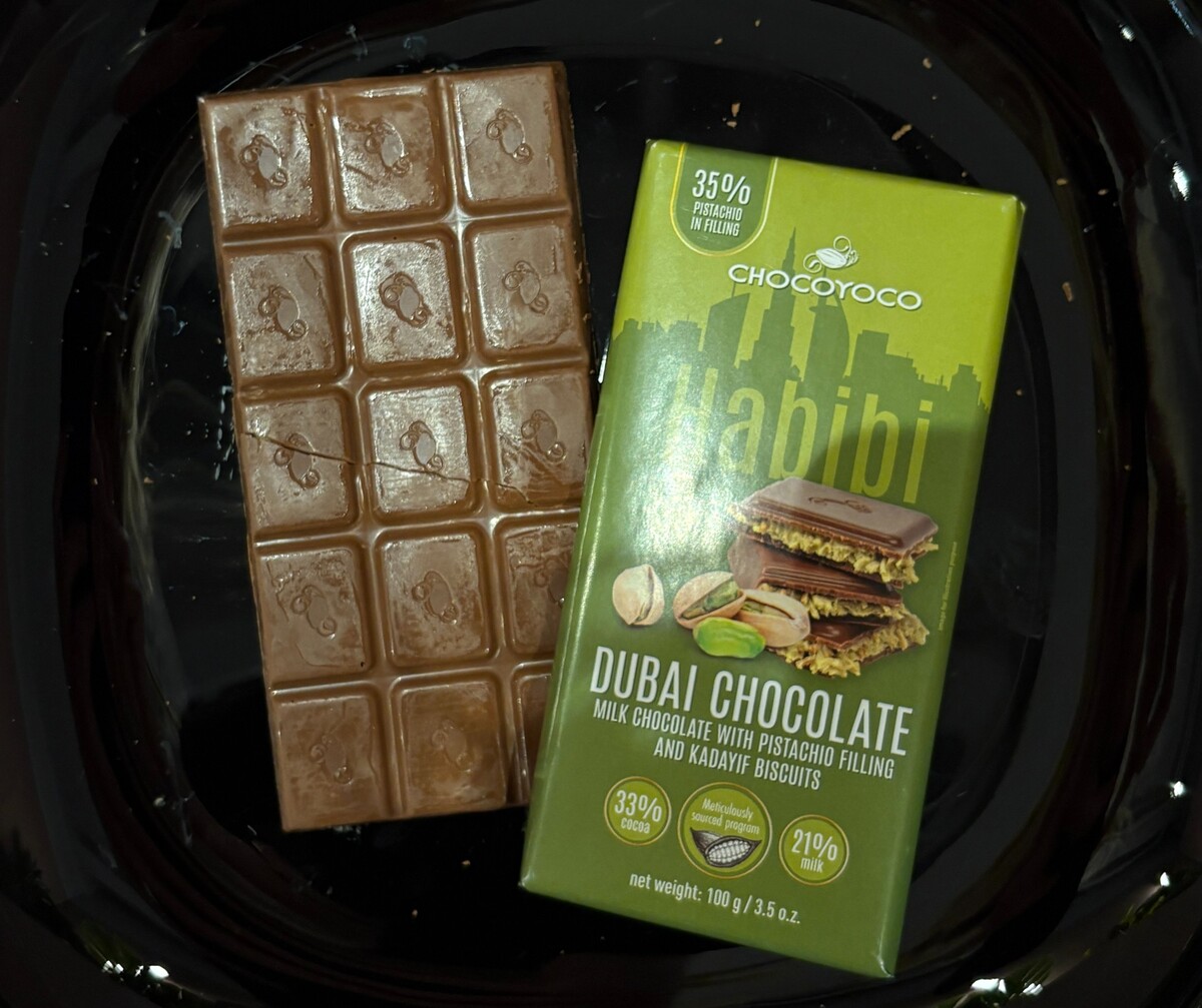 Chocoyoco dubajská čokoláda