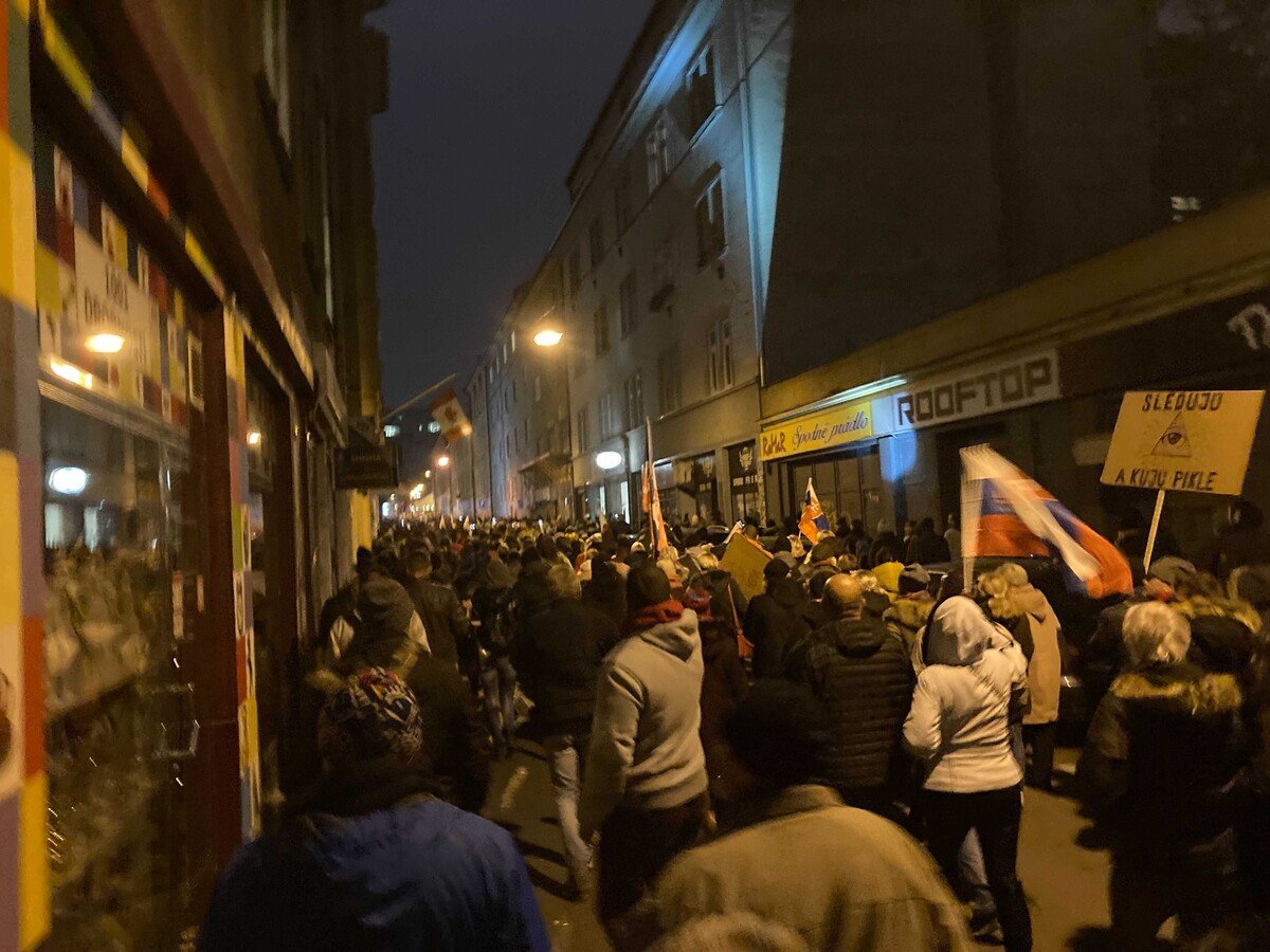 protest 17. novembra 2021