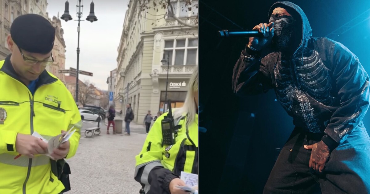 VIDEO: Legendární americký rapper dostal pokutu v centru Prahy. Městské policisty obvinil z rasismu