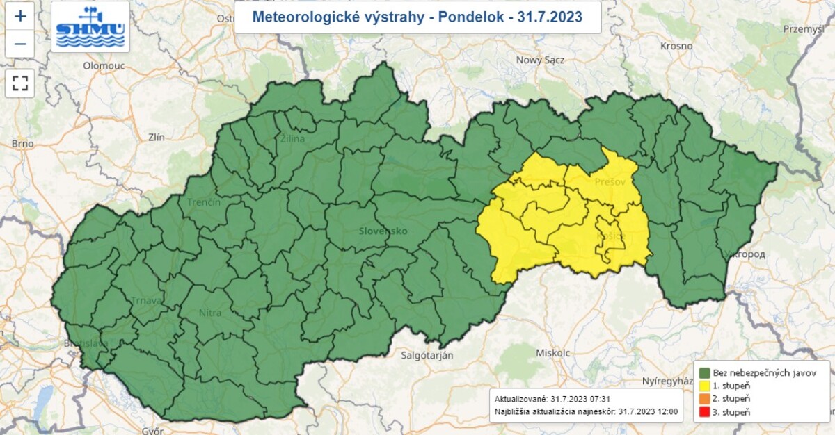 počasie