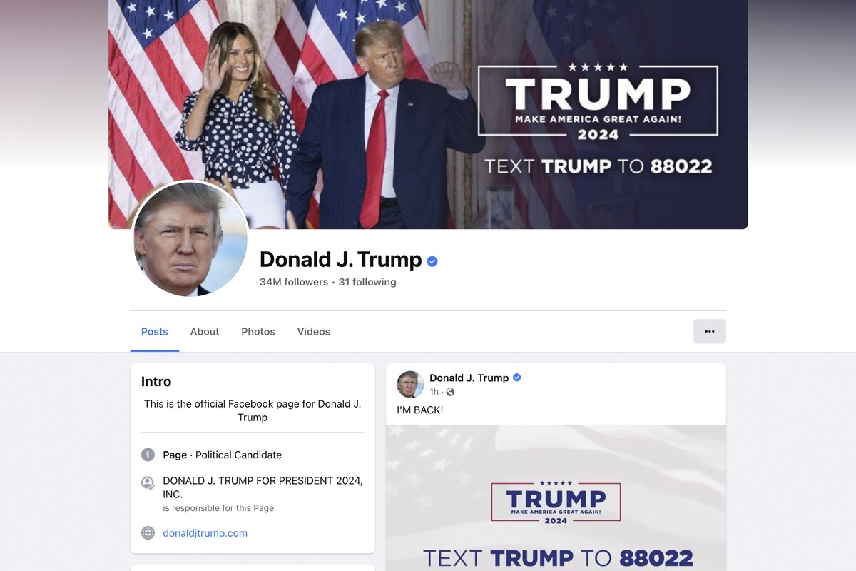 Facebook (Donald Trump)