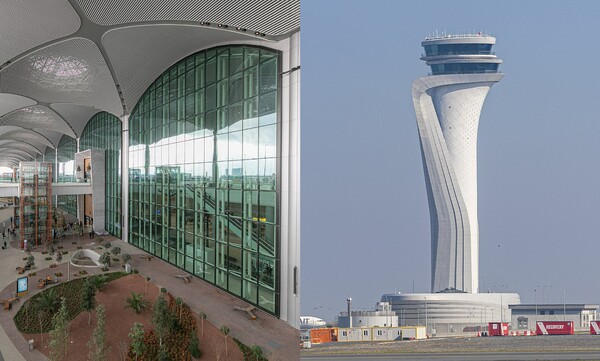 Mesto, v ktorom sa toto letisko nachádza, leží na dvoch svetadieloch. O ktoré mesto ide?