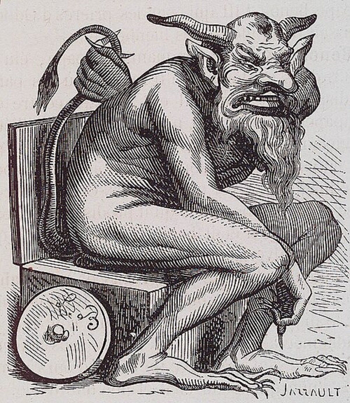 Belphégor v knize Dictionnaire Infernal od Collina de Plancyho