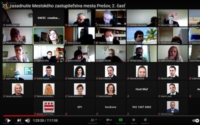 Posledné online zastupiteľstvo Prešova bol riadny bizár. Padali vulgarizmy, rasistické narážky aj podozrenia z opilosti poslancov.