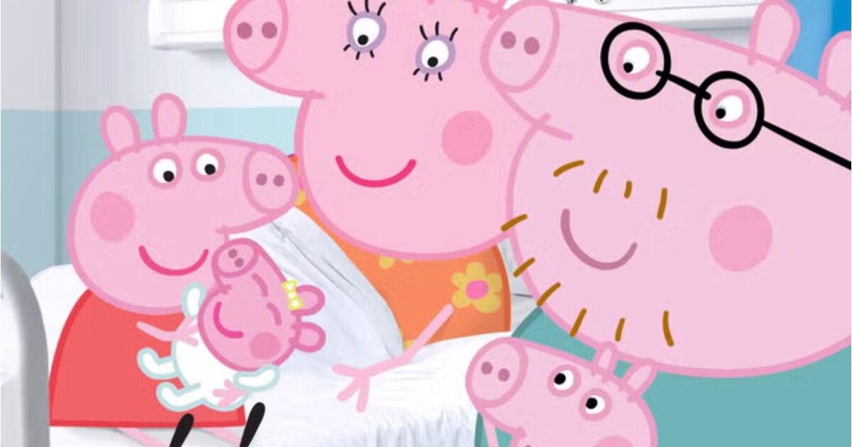 Prasátko Peppa má novou sestřičku Evie. Internet jásá