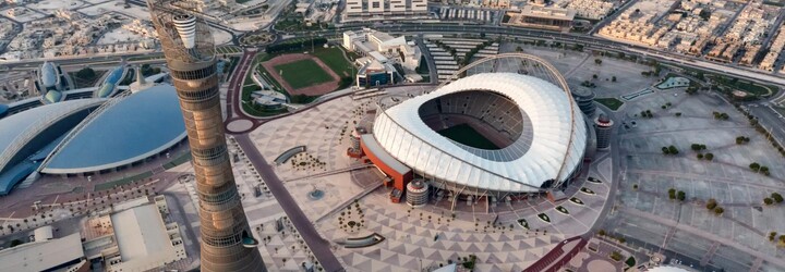 Fotogalerie: Jak vypadají obří stadiony na mistrovství světa v Kataru? Někdo si myslí, že jako vulva