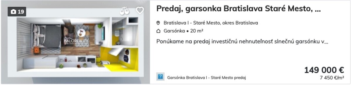 V Starom Meste si s rozpočtom 150 000 eur môžete  kúpiť garsónku. 