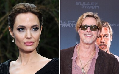 Brad Pitt mal Angelinu Jolie držať pod krkom a ich deti oblievať vínom a pivom.