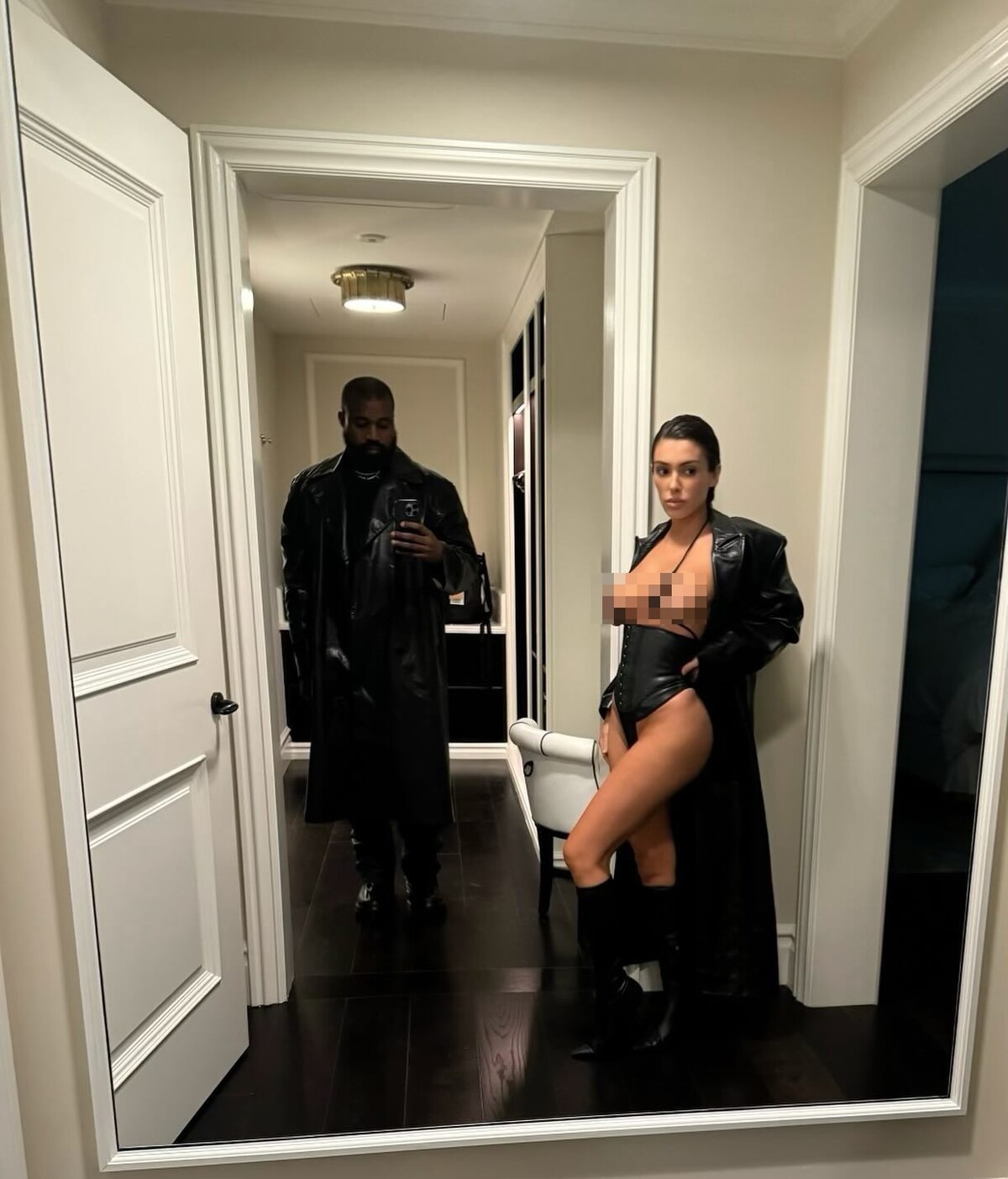 Kanye West a Bianca Censori