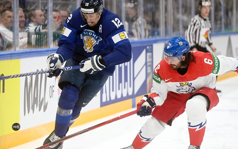 MS v hokeji 2022: Česko prohrálo s Finskem 3:0.