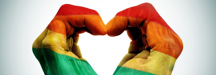 Po útoku na homosexuální pár se nizozemští muži chytají na znak solidarity za ruce. Postupně se přidává i zbytek světa