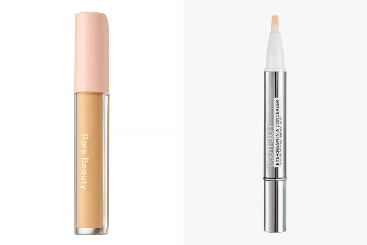 Vľavo korektor Rare Beauty (32 eur), vpravo korektor L'Oréal (9,95 eur).