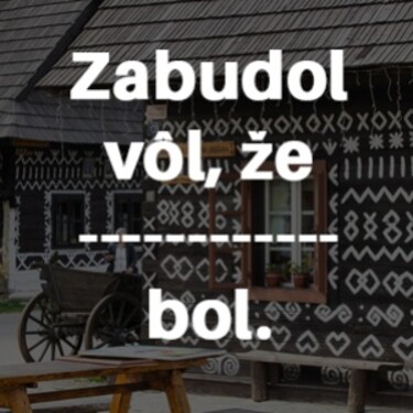 Dokážeš správne doplniť chýbajúce slovo v prísloví?