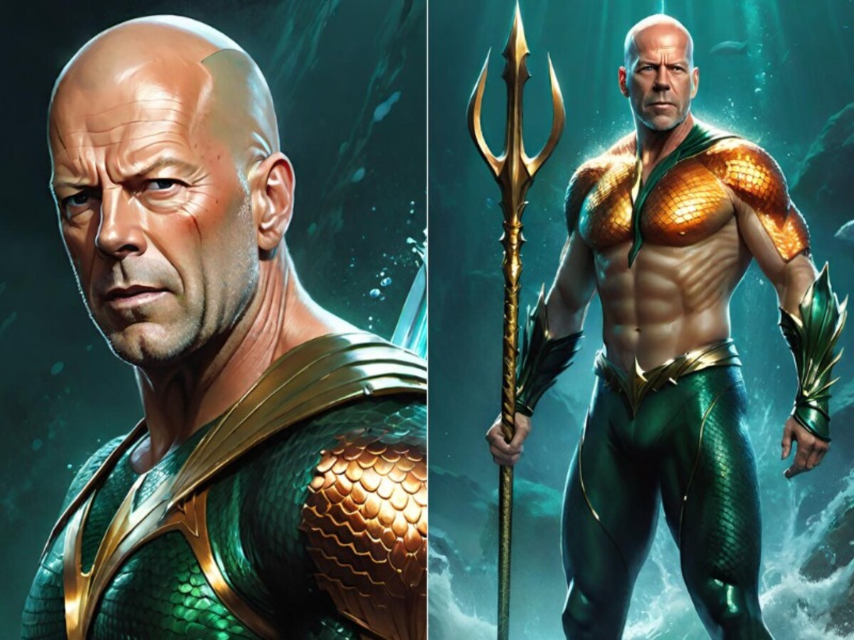 Bruce Willis Aquaman AI Komiksy DC